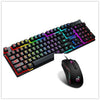 GlowStrike Gaming Keyboard – RGB Backlit USB Mechanical Style Gaming Keyboard with vibrant lighting and sleek design.