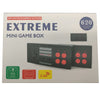 RetroPlay Mini Console remote controllers stacked, showcasing portable retro gaming design and classic game buttons.