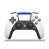 TurboSync Wireless Gamepad in black and white design showcasing sleek gaming controller features.