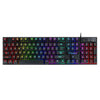 GlowStrike Gaming Keyboard – RGB Backlit USB Mechanical Style Gaming Keyboard with vibrant lighting and sleek design.