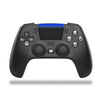 TurboSync Wireless Gamepad in black and white design showcasing sleek gaming controller features.