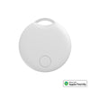 TrackMate Smart Finder – Real Time Bluetooth GPS Tracker for keys, bags, and wallets in sleek black design.