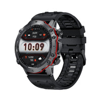 VitalFit Smart Watch Fitness Tracker with HeartRate & SleepMonitoring on an orange strap.