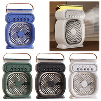 ArcticFlow Air Cooler - Portable 3-in-1 Mini Cooling Fan & Humidifier in four colors.
