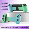 FlexPlay D8 Gamepad showcasing a smartphone with a gaming scene, designed for versatile Bluetooth play.